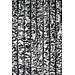 Sun Arts vliegengordijn Kattenstaart Wit - grijs - zwart  100x230 cm