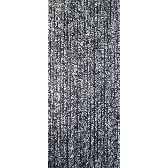 Sun Arts vliegengordijn Kattenstaart Wit - grijs - zwart  100x230 cm