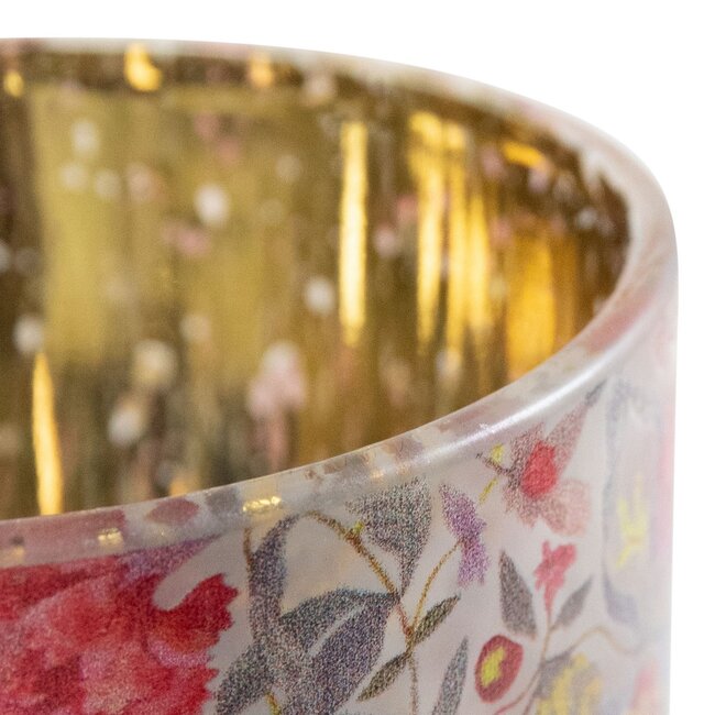 Mars & More Theelichthouder zara bloemen klein 8 cm