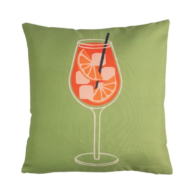 2Lif Spritz Outdoor Kussen groen 45x45cm