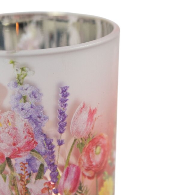 Mars & More Theelichthouder bloemen boeket small 8cm