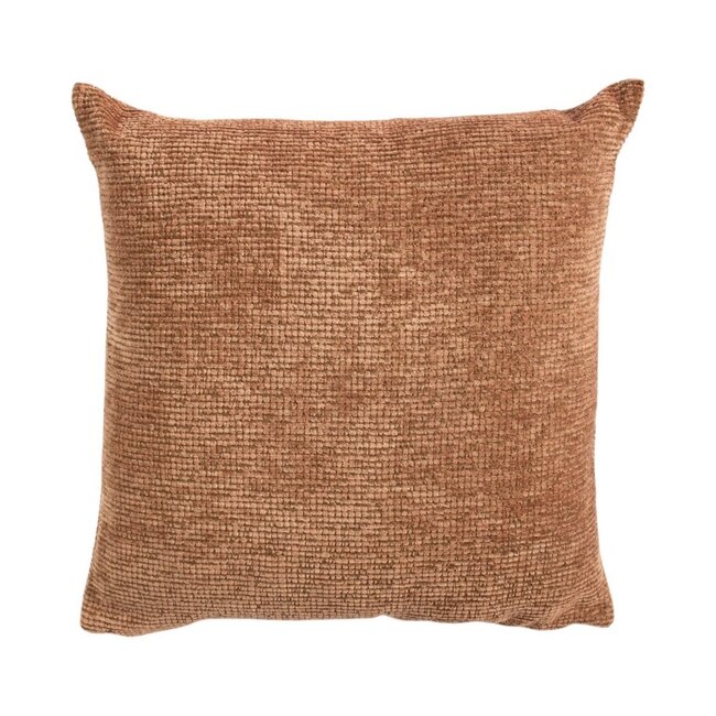 Linen & More Kussen Duchess rib roze 45x45cm