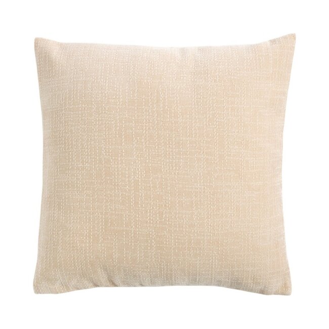 Linen & More Kussen Empress velvet slub beige 45x45cm