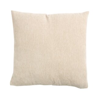 Linen & More Kussen Queen chenille beige 45x45cm