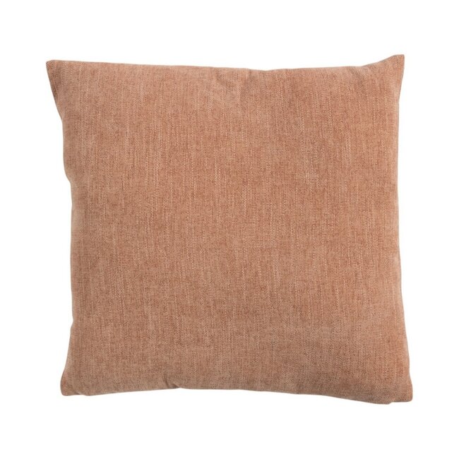 Linen & More Kussen Queen chenille roze 45x45cm