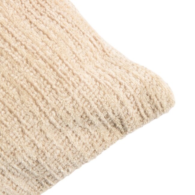 Linen & More Kussen Baroness bouclé melange beige 45x45cm