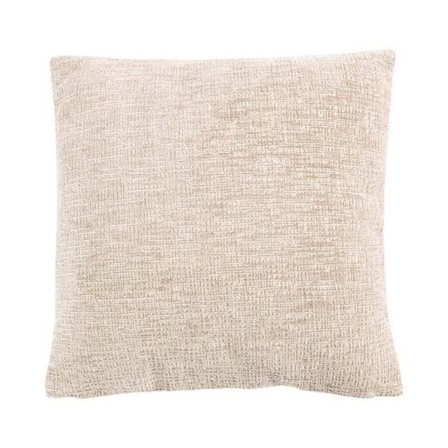 Linen & More Kussen Baroness bouclé melange taupe 45x45cm