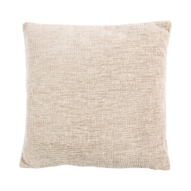 Linen & More Kussen Baroness bouclé melange taupe 45x45cm