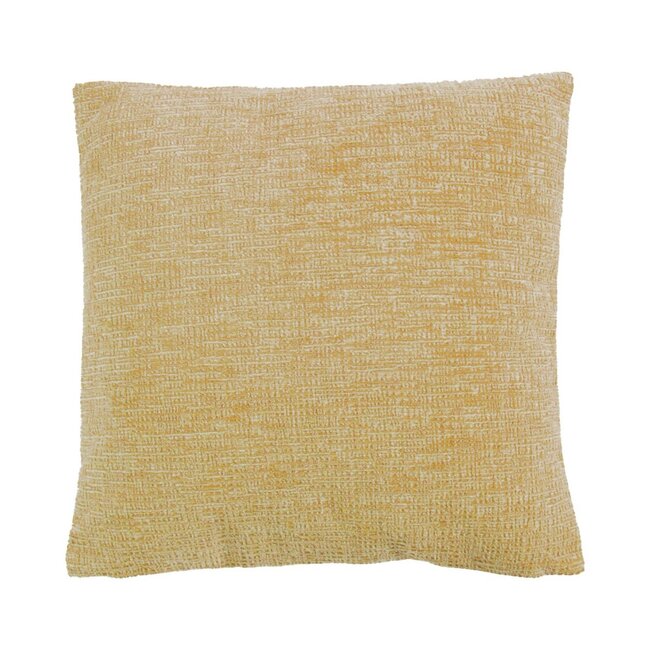 Linen & More Kussen Baroness bouclé melange oker 45x45cm