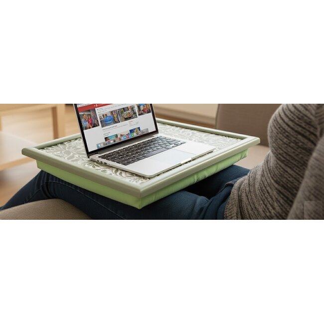 Lesser & Pavey Schootkussen laptray Acorn Groen 44x33x6cm