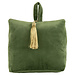 Mars & More fluwelen deurstopper appel groen 18cm