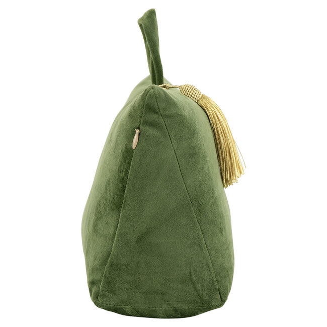 Mars & More fluwelen deurstopper appel groen 18cm