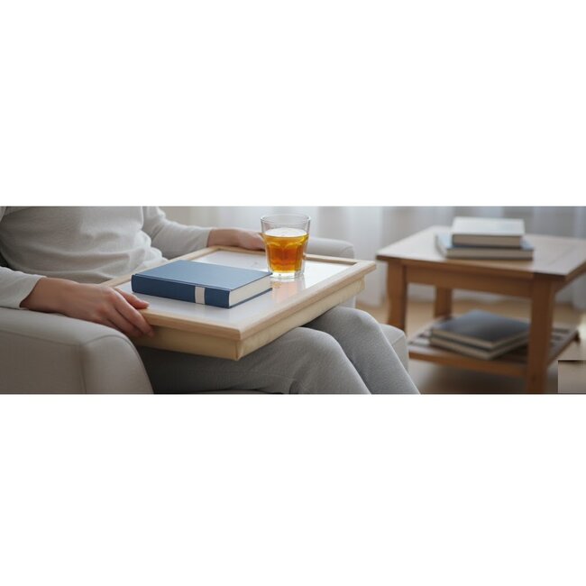 Lesser & Pavey Schootkussen laptray  Bordercollie  en hanen 44x33x6cm