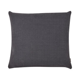 Linen & More Solid Canvas kussen blauw 45x45cm