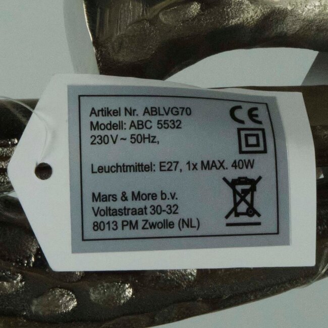 Mars & More lampvoet gewei 70cm