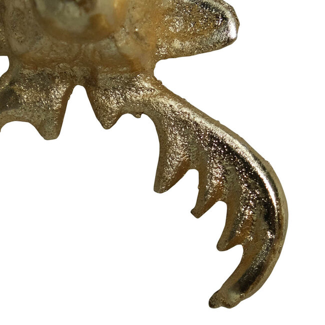 Mars & More flessenopener hert champagne goud h13 x 3 x 5,5 cm