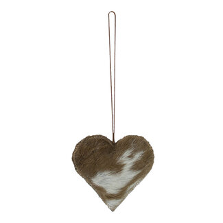 Mars & More hangdecoratie naturel hart medium 10cm