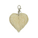 Mars & More schaap wit sleutelhanger hart 5cm