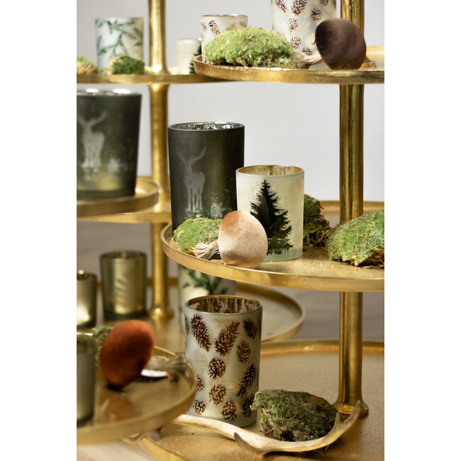 Mars & More etagère rond goud 4 lagen 120cm