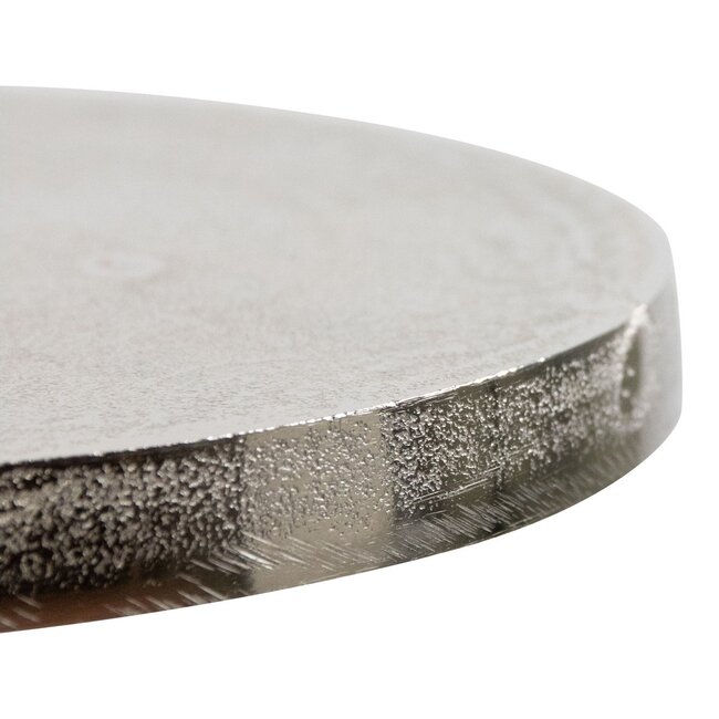 Mars & More Tafel Rond zilver h50 d22cm
