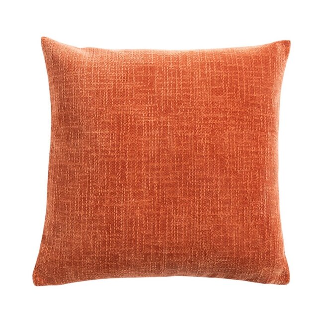 Linen & More Kussen Empress velvet slub roze 45x45cm