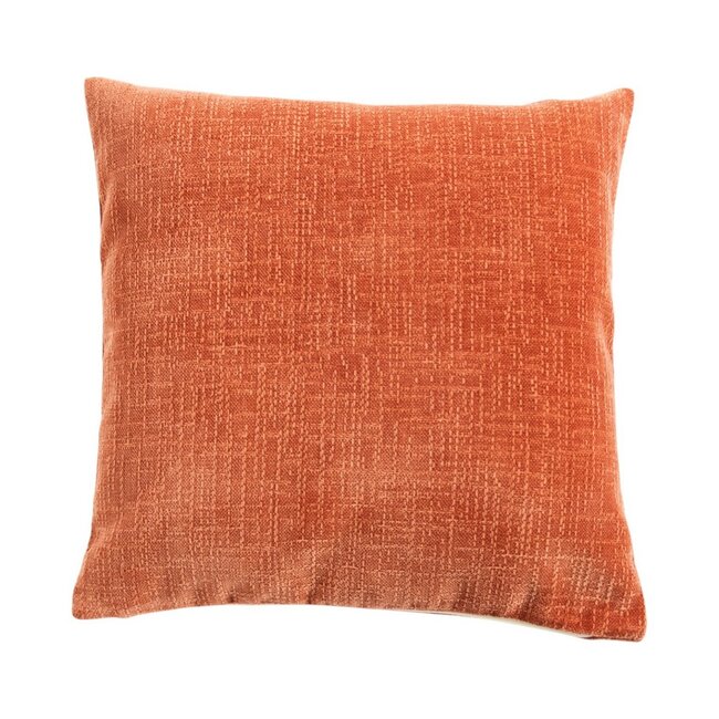 Linen & More Kussen Empress velvet slub roze 45x45cm