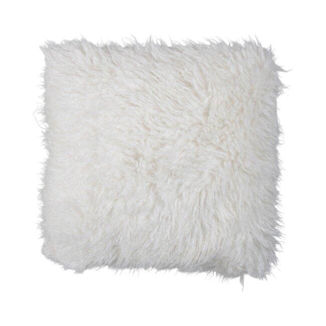 Mars & More Cushion tibetan lamb off-white 45x45 cm