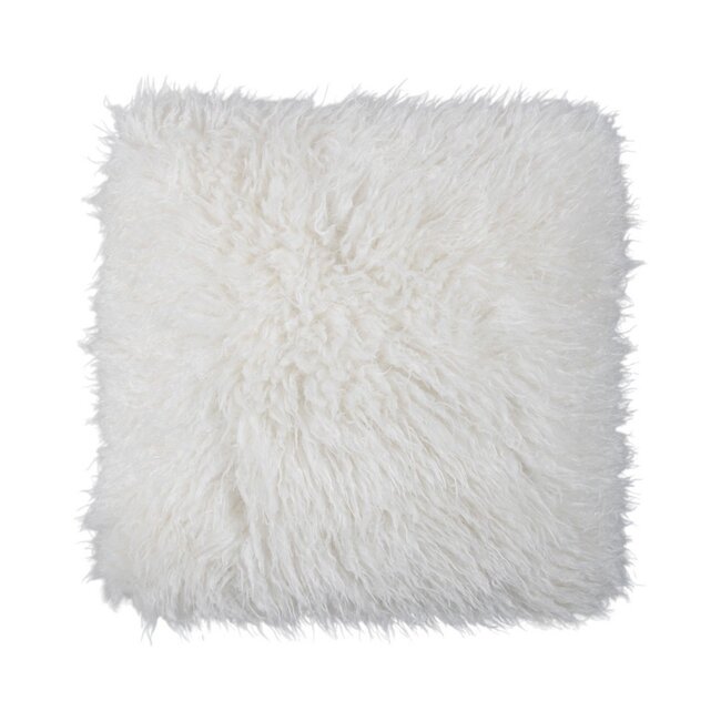 Mars & More Cushion tibetan lamb off-white 45x45 cm