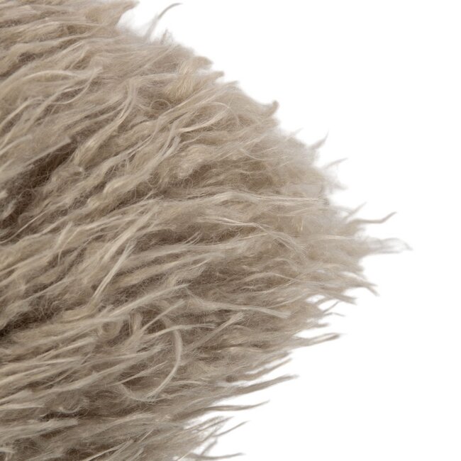 Mars & More Cushion tibetan lamb grey 45x45 cm