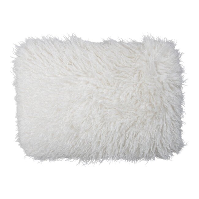 Mars & More Cushion tibetan lamb off-white 40x60 cm