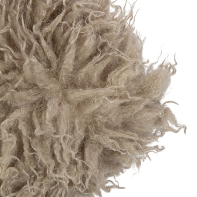 Mars & More Cushion tibetan lamb grey 40x60 cm