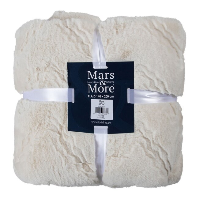 Mars & More Plaid Zig Zag Off White 140x200cm