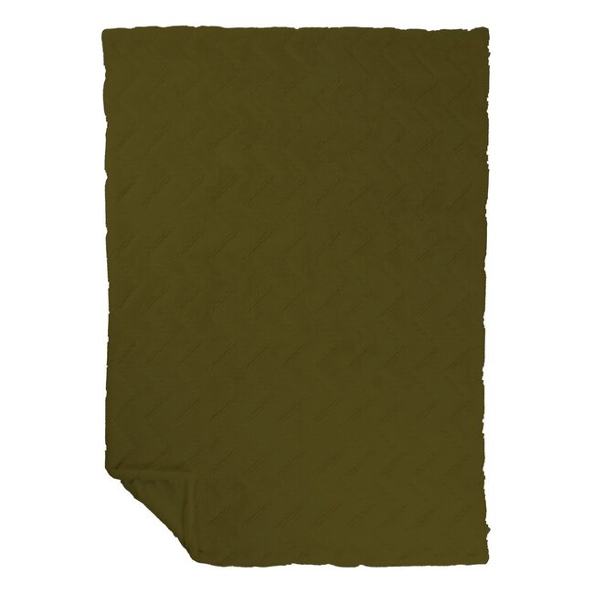 Mars & More Plaid Zig Zag Groen 140x200cm