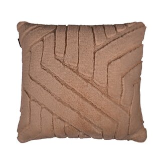 Linen & More Kussen Abstracte Lijnen Roze 45x45cm