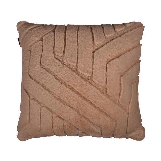 Linen & More Kussen Abstracte Lijnen Roze 45x45cm