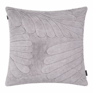 Linen & More Kussen Bladeren Grijs 45x45cm