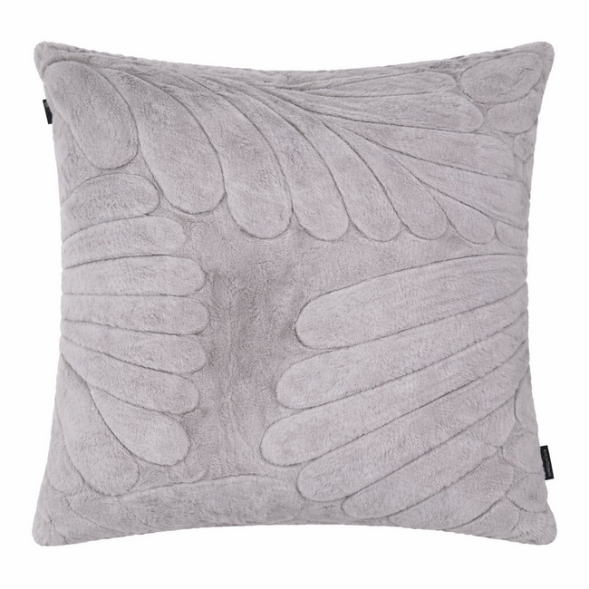 Linen & More Kussen Bladeren Grijs 45x45cm