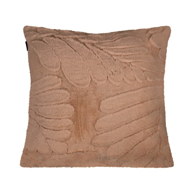 Linen & More Kussen Bladeren Roze 45x45cm