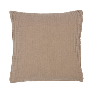 Linen & More Nova Kussen Mousseline taupe 45x45cm