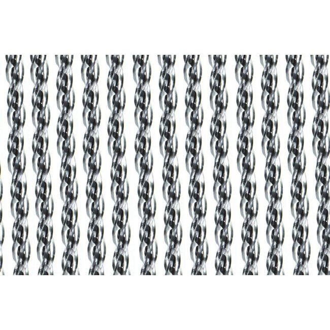 2Lif Alcampo Vliegengordijn zwart 90x230cm