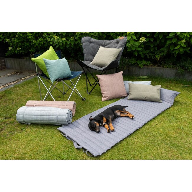 2Lif Lennon outdoor strandmat lichtgrijs 58x180 cm