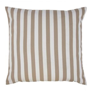 2Lif Lef kleine strepen buitenkussen zand 60x60cm