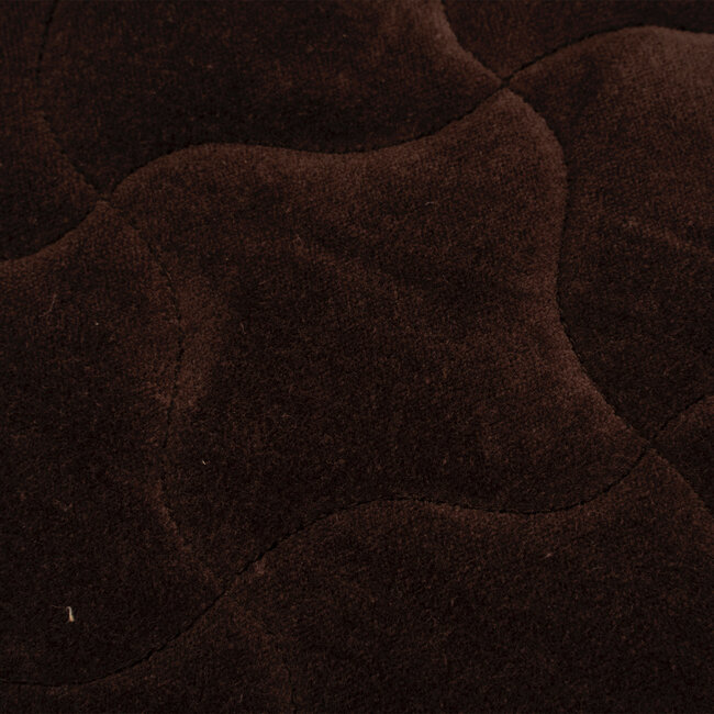 Sierkussen Velvet  bruin 30x50cm
