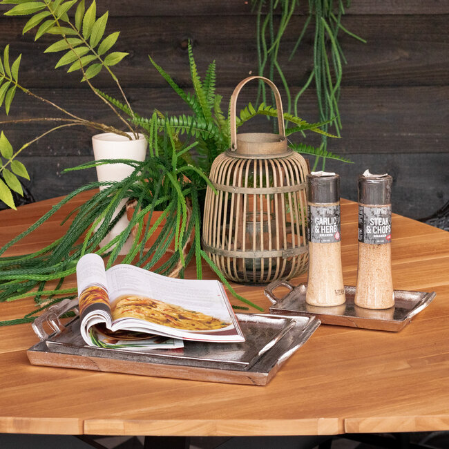 Mars & More dienblad silver look 35x22cm