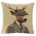 Mars & More gobelin kussen jagers pet hert 45x45cm