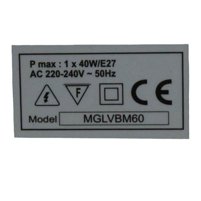 Mars & More lampvoet bollen mango hout 60cm