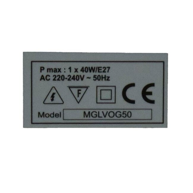 Mars & More lampvoet ornament champagne goud 12x12x50cm