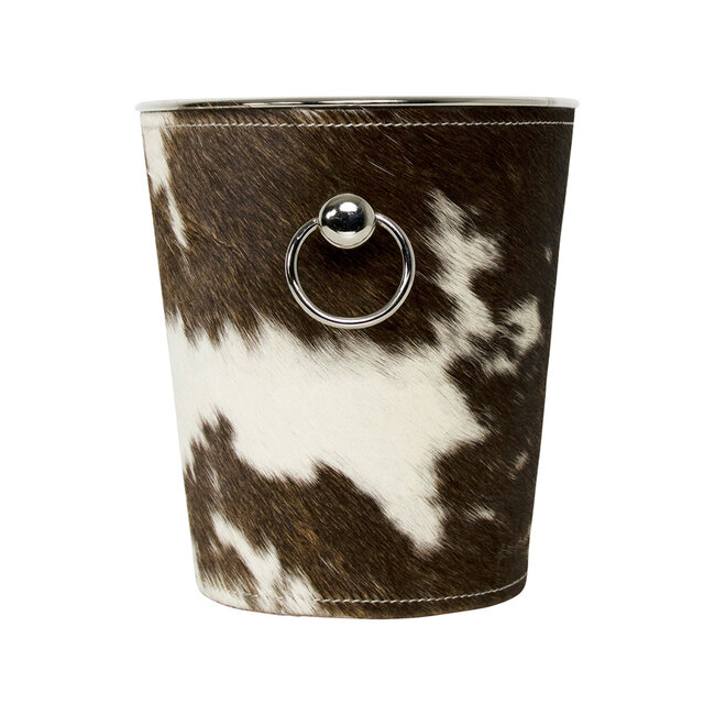 Mars & More wijnkoeler koe bruin/wit