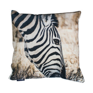 Mars & More kussen fluweel jungle zebra 45x45cm*