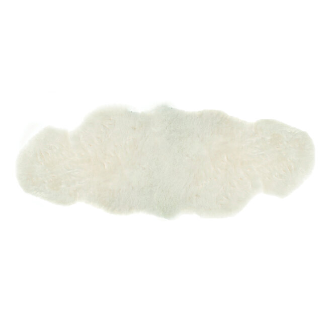 Mars & More plaid 2 ijslandse schapen geschoren wit 190cm (butt to butt)